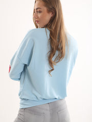 Olivia & Samira Monster Printed Sweatshirt Jumper