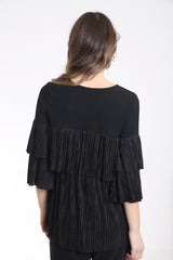 Pleated Frill Oversized Baggy Top
