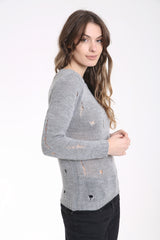 Distressed Knitted Jumper