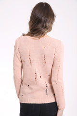 Distressed Knitted Jumper