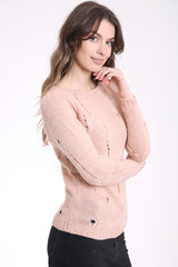 Distressed Knitted Jumper