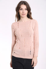 Distressed Knitted Jumper