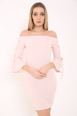 Schnürenglotzhülle Bardot -Kleid