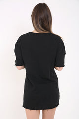 Top de vestimenta de manga corta