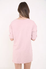 Top de vestimenta de manga corta