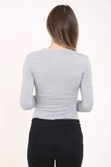 Choker Neck Trash Graphic Printed Bodysuit