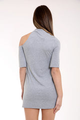 Geboren, um wild bedrucktes Longline -T -Shirt -Kleid zu sein