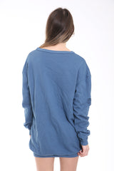 Oversized Distressed Jumper Dress