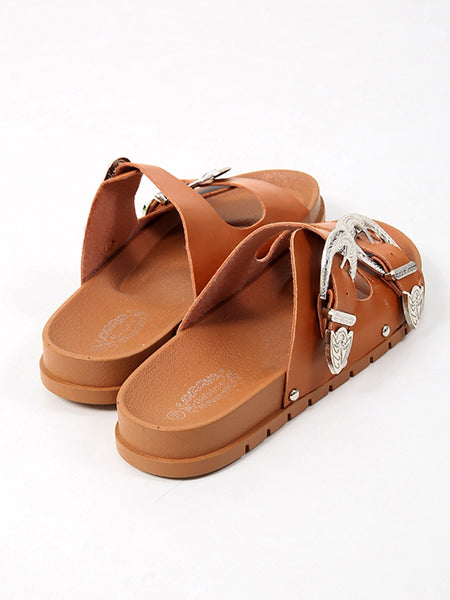 Ladies Clothing And Shoe Wholesaler Double Buckle Western Sliders ...