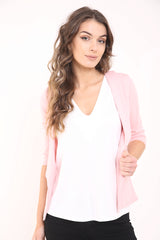 3/4 mouwlengte open blazer