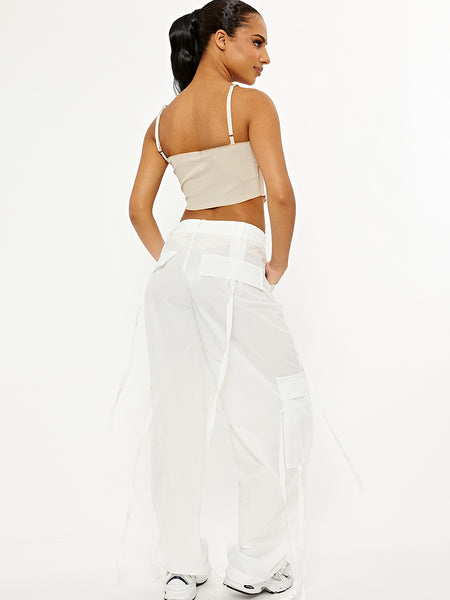 Shell Parasuite Wholesale Shell Parachute Pocket Detail Cargo Trousers – Stylewise Direct