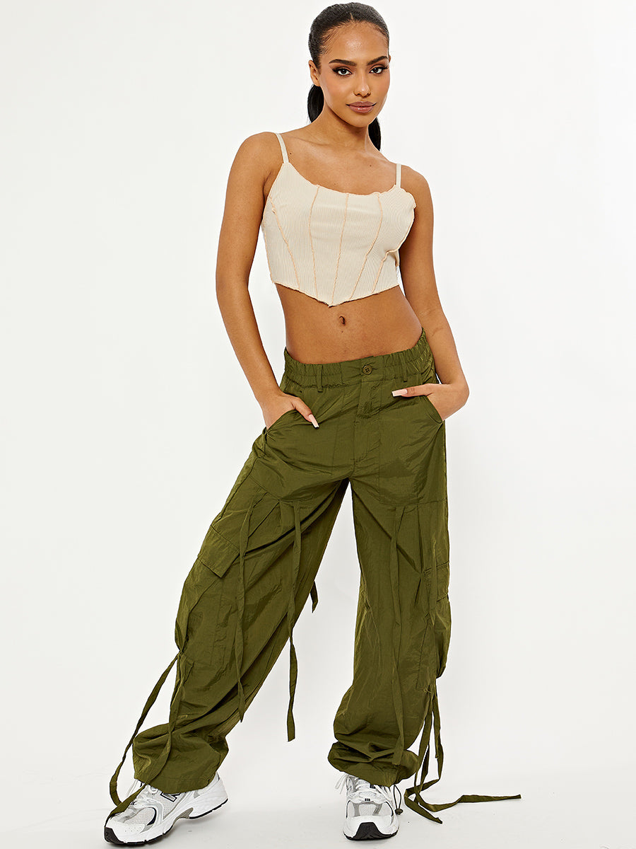 Shell Parasuite Wholesale Shell Parachute Pocket Detail Cargo Trousers – Stylewise Direct
