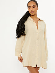 Camisa de ojo de lentejuelas bordadas de gran tamaño