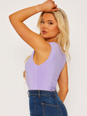 Slinky Racer Back Sleeveless Bodysuit