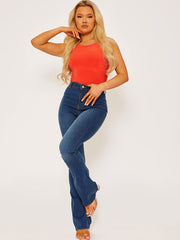 Slinky Racer Back Sleeveless Bodysuit