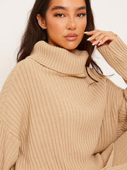 New Roll Neck Knitted Top & Trouser Co-ord