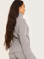 New Roll Neck Knitted Top & Trouser Co-ord