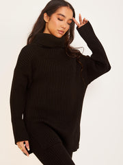 New Roll Neck Knitted Top & Trouser Co-ord