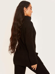 New Roll Neck Knitted Top & Trouser Co-ord