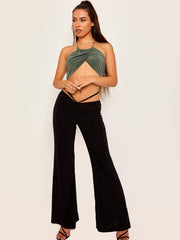 Goldkettenhalter Crop Top