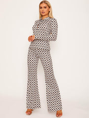 Kettendruck ausgestattete Hose