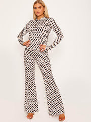 Kettendruck ausgestattete Hose