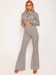 Kettendruck ausgestattete Hose