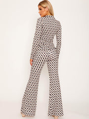 Kettendruck ausgestattete Hose