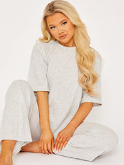 Oversized Ribbed Top & Trouser Co-ord