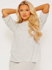Oversized Ribbed Top & Trouser Co-ord
