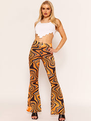 Asymmetric Hem Knitted Vest Crop Top