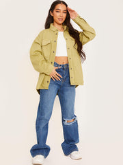 Oversized Denim Shirt