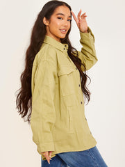 Oversized Denim Shirt