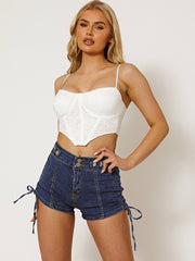 Structured Lace Corset Top