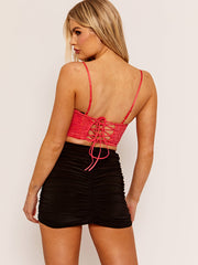 Structured Lace Corset Top