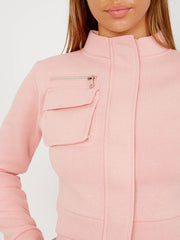 Utility Pocket Zipped Fleece Tracksuit