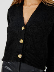 Soft Knit Button Front Cardigan