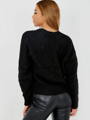 Soft Knit Button Front Cardigan