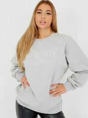 Gestickter Liberte Sweatshirt -Jumper