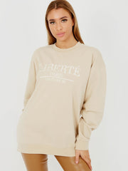 Gestickter Liberte Sweatshirt -Jumper