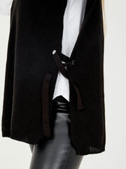 Krawattenseiten -Crew -Hals -Strickweste