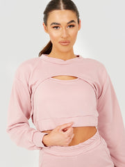 3 Piece Cut Out Crop Top Co-ord Set