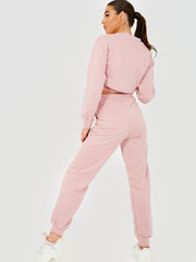 3 Piece Cut Out Crop Top Co-ord Set