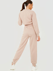 3 Piece Cut Out Crop Top Co-ord Set