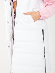 Longline Padded Hooded Gilet