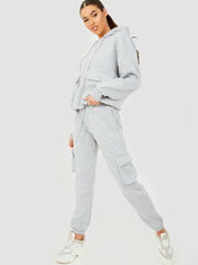 Utility Pocket Hooded Top & Trouser Fleece Co-ord