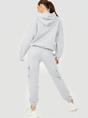 Utility Pocket Hooded Top & Trouser Fleece Co-ord