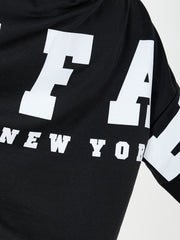 Buffalo Print Oversized Sweatshirt