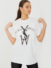 Camiseta impresa gráfica YSW