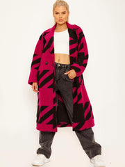 Houndstooth Longline Coat